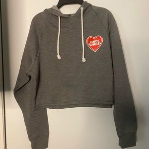 Crop top hoodie